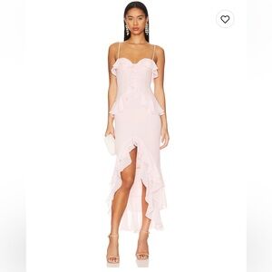 Lovers and Friends Melissa Gown in Baby Pink